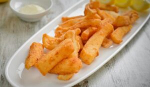 Tiras de choco frito